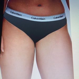 Calvin Klein Plus Size Modern Cotton Thong Panty